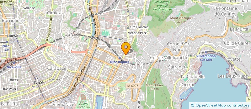 localisation de l'entreprise ELISA à NICE
