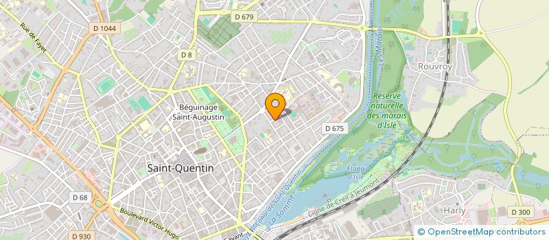 localisation de l'entreprise ELISA à SAINT-QUENTIN