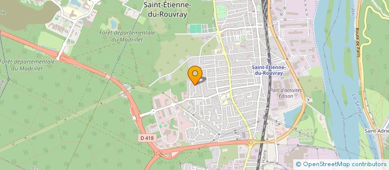 localisation de l'entreprise ELISA  SAINT-ETIENNE-DU-ROUVRAY