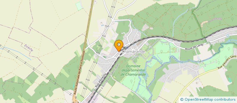 localisation de l'entreprise ELISA  CHAMARANDE