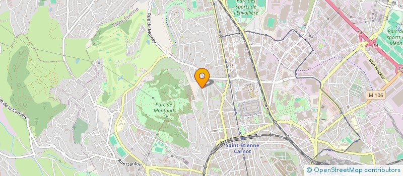 localisation de l'entreprise ELISA   ELEVES INGENIEURS  SAINT-ETIENNE