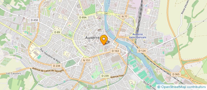 localisation de l'entreprise ELISA FINANCEMENTS à AUXERRE
