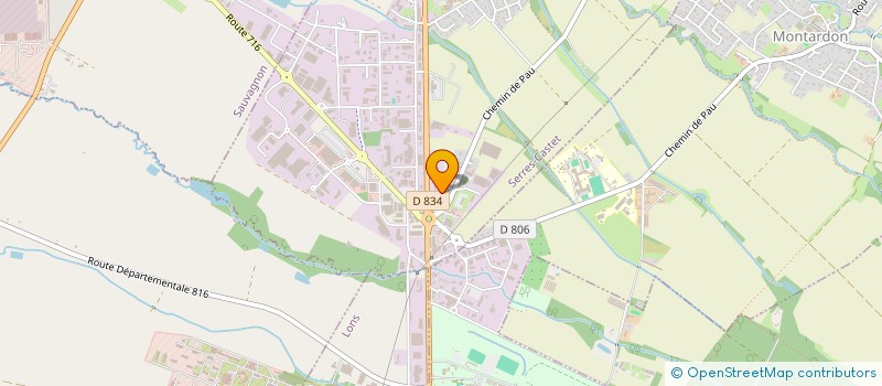 localisation de l'entreprise ELISA FIOL  SERRES-CASTET