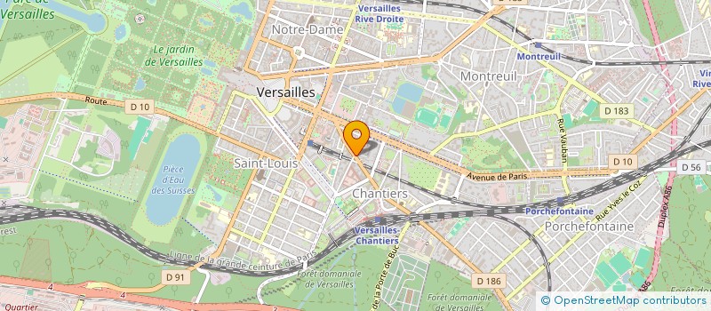 localisation de l'entreprise ELISA GUEILHERS AVOCAT à VERSAILLES