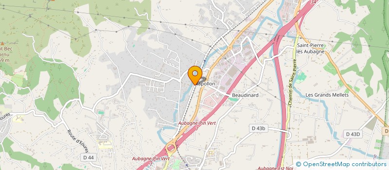 localisation de l'entreprise ELISA LOMBARD MARTINEZ  AUBAGNE