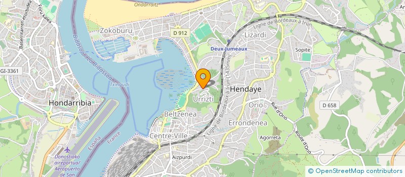 localisation de l'entreprise ELISA NAILS à HENDAYE