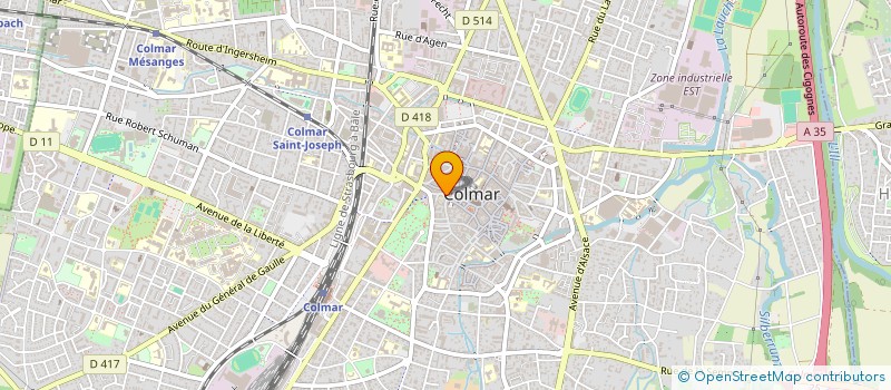 localisation de l'entreprise ELISA NESS  COLMAR