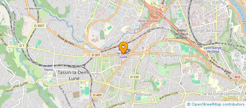 localisation de l'entreprise ELISA48  TASSIN-LA-DEMI-LUNE