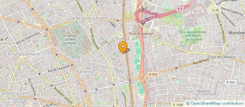 localisation de l'entreprise ELISABAT'ECO  PARIS