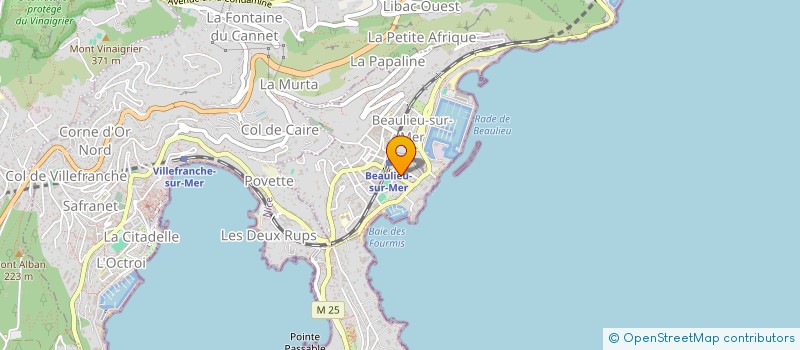 localisation de l'entreprise ELISABETH  BEAULIEU-SUR-MER