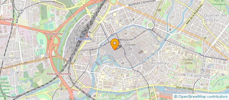 localisation de l'entreprise ELISABETH BISCARRAT à STRASBOURG