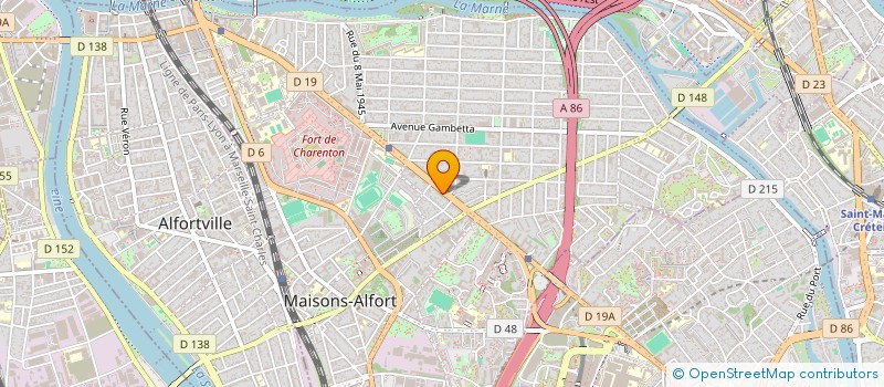 localisation de l'entreprise ELISABETH DE SOUSA IMMOBILIER MANAGEMENT  MAISONS-ALFORT