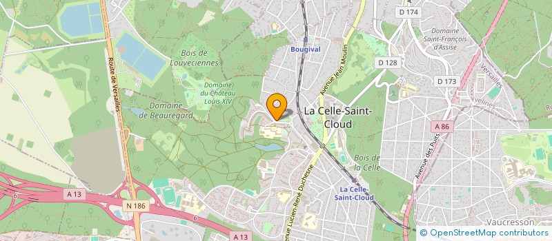 localisation de l'entreprise ELISABETH DENES AMENAGEMENT à LA CELLE-SAINT-CLOUD