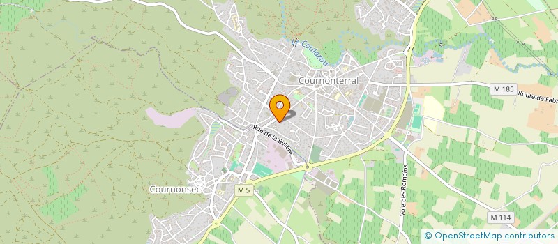 localisation de l'entreprise ELISABETH FLOCHLAY  COURNONTERRAL