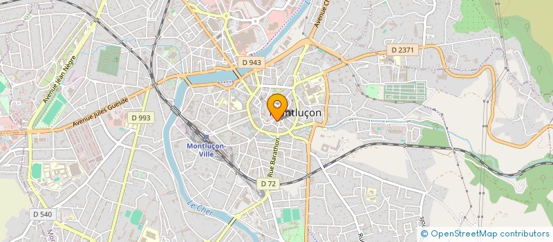 localisation de l'entreprise ELISABETH ROUZIER à MONTLUCON