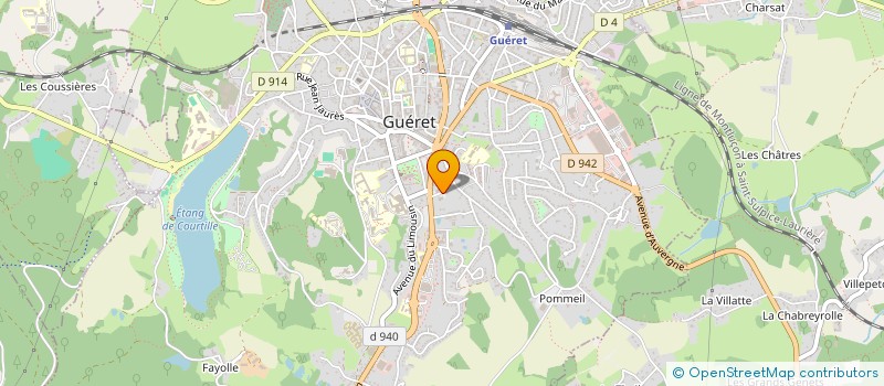 localisation de l'entreprise ELISAD à GUERET