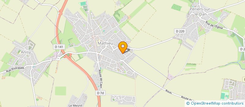 localisation de l'entreprise ELISALAND SAS  MATHIEU