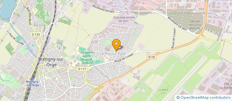 localisation de l'entreprise ELISALEX  LE PLESSIS-PATE