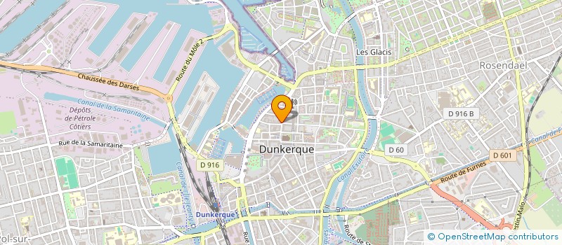 localisation de l'entreprise ELISALOME à DUNKERQUE