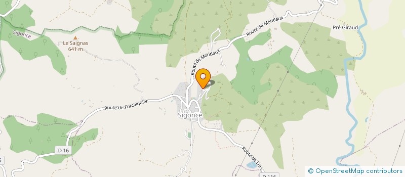 localisation de l'entreprise ELISAPI  SIGONCE