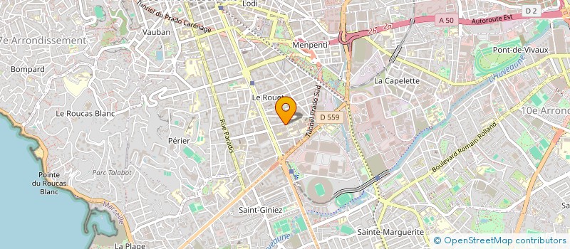 localisation de l'entreprise ELISARA INVESTISSEMENT à MARSEILLE