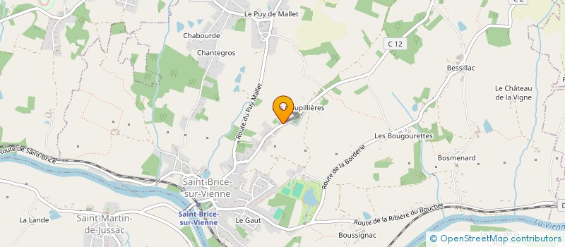 localisation de l'entreprise ELISARIN  SAINT-BRICE-SUR-VIENNE