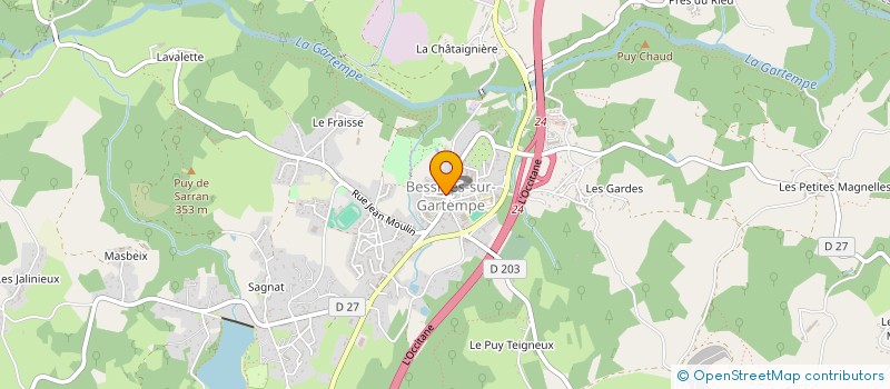 localisation de l'entreprise ELISAX  BESSINES-SUR-GARTEMPE