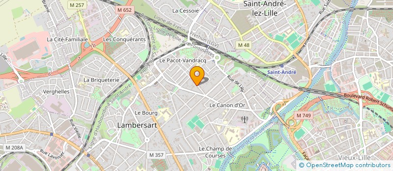 localisation de l'entreprise ELISCAP à LAMBERSART