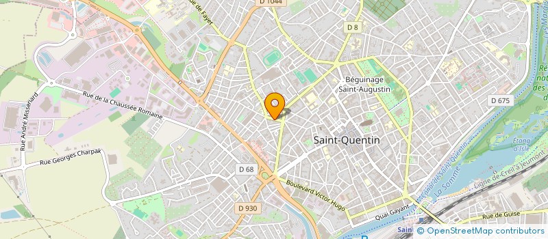 localisation de l'entreprise ELISE 2 à SAINT-QUENTIN