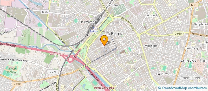 localisation de l'entreprise ELISE à REIMS