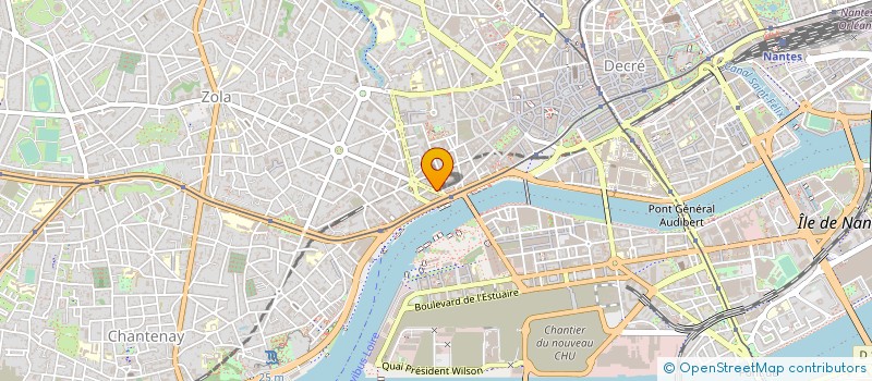 localisation de l'entreprise ELISE à NANTES