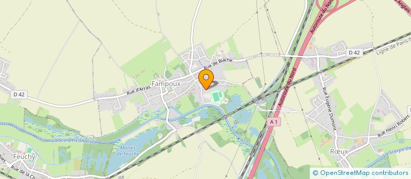 localisation de l'entreprise ELISE  FAMPOUX