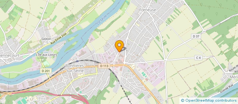 localisation de l'entreprise ELISE  FRENEUSE