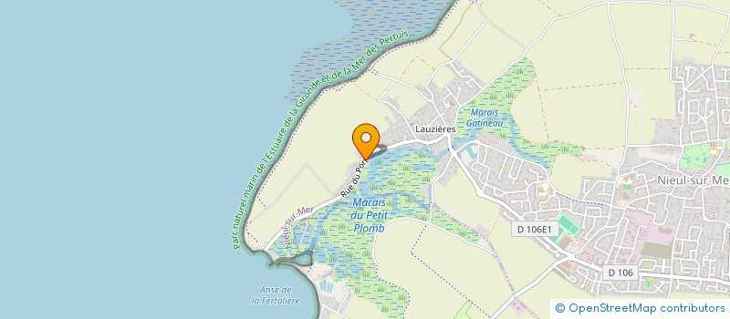 localisation de l'entreprise ELISE  NIEUL-SUR-MER