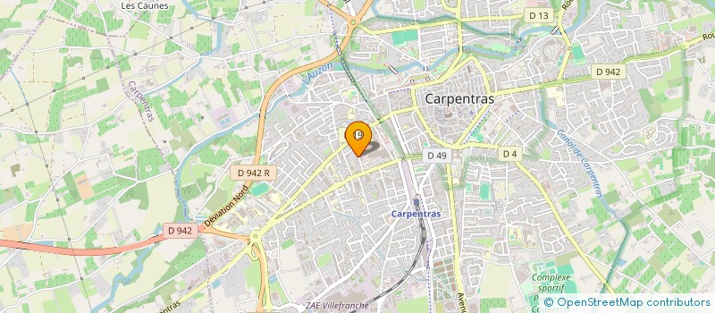 localisation de l'entreprise ELISE  CARPENTRAS