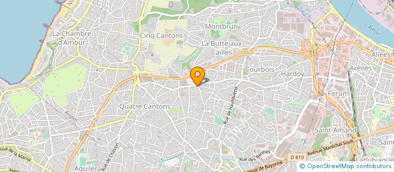 localisation de l'entreprise ELISE  ANGLET