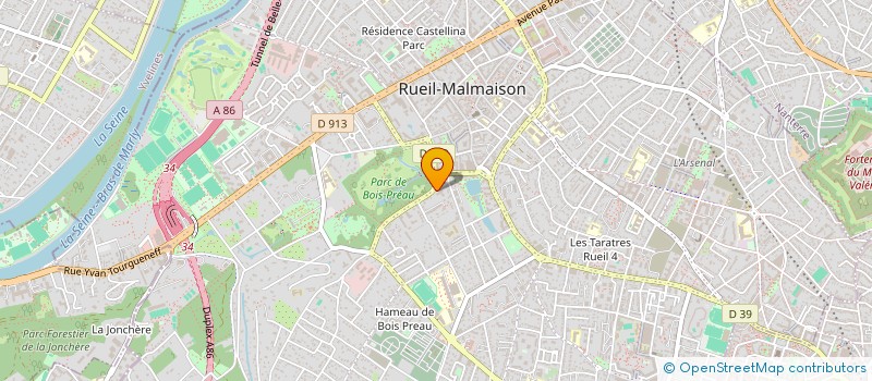 localisation de l'entreprise ELISE à RUEIL-MALMAISON