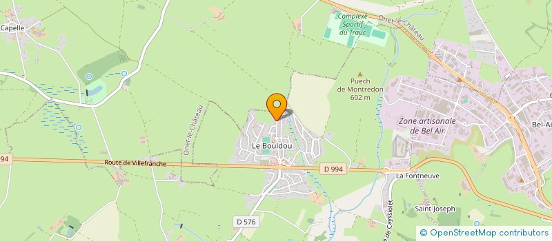 localisation de l'entreprise ELISE  DRUELLE BALSAC