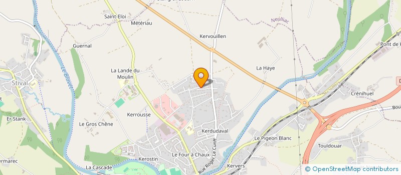 localisation de l'entreprise ELISE  PONTIVY