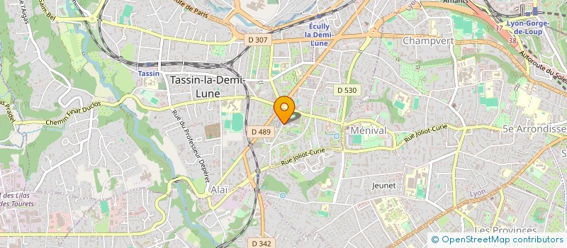 localisation de l'entreprise ELISE CHATEL ENERGIE  TASSIN-LA-DEMI-LUNE