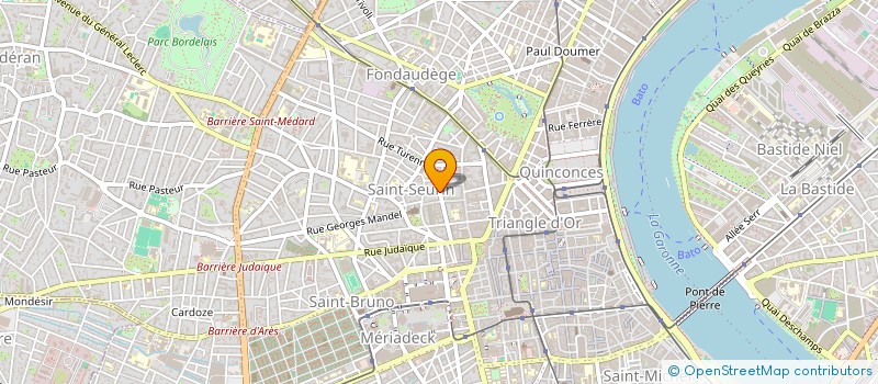 localisation de l'entreprise ELISE COMEDIA  BORDEAUX