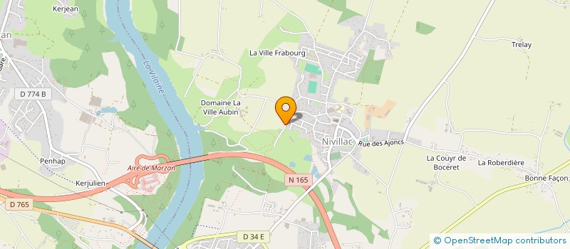 localisation de l'entreprise ELISE DECORATION  NIVILLAC