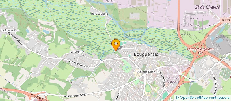 localisation de l'entreprise ELISE ENERGIE à BOUGUENAIS