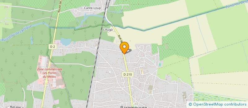 localisation de l'entreprise ELISE ET CAMILLE à PAREMPUYRE