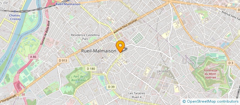 localisation de l'entreprise ELISE F3 à RUEIL-MALMAISON