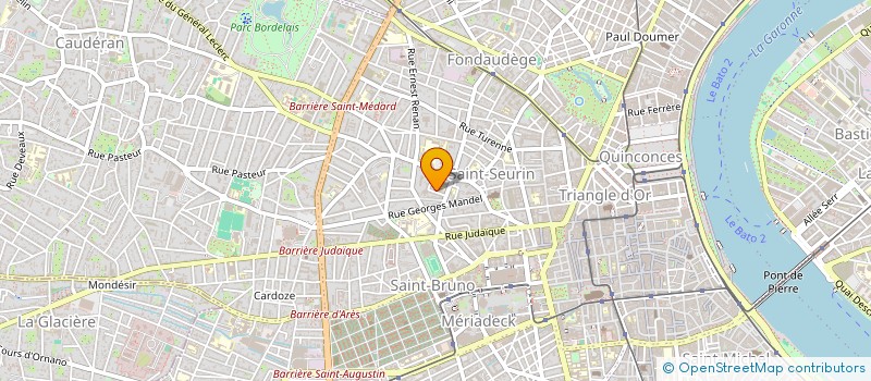 localisation de l'entreprise ELISE H  BORDEAUX