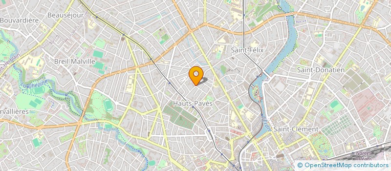 localisation de l'entreprise ELISE & MARCEAU à NANTES