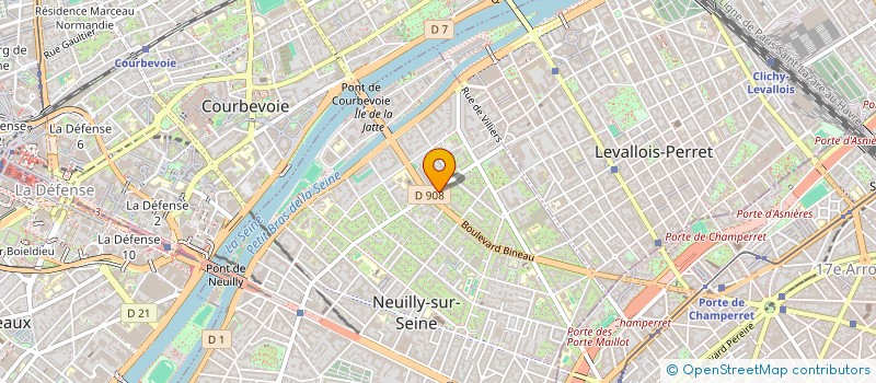 localisation de l'entreprise ELISE PATRIMOINE à NEUILLY-SUR-SEINE