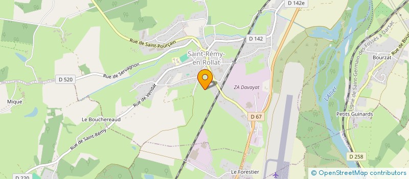 localisation de l'entreprise ELISE'S BUREAU  SAINT-REMY-EN-ROLLAT