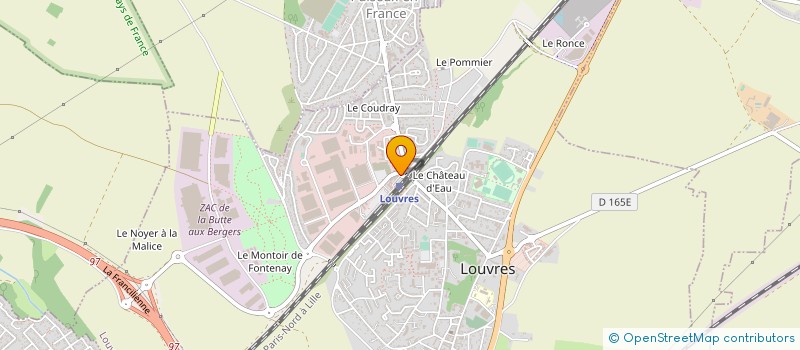 localisation de l'entreprise ELISE SAS à LOUVRES